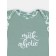 Body Children with short sleeves Rant Milk-Aholic, height 62 cm, green color