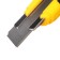 Chancellery knife 18mm, plastic, latch, 2 pieces of blades, TOP