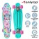 Penniboard Onlytop "Unicorn", 56x16 cm, light wheels Pu 60x45 mm, ABEC 7, aluminum suspension