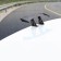Mini spoiler for cars, 17 × 3.5 cm, black