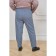 Female trousers, size 58, blue color