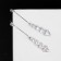 Earrings with rhinestones "pins" Sparks, white color in silver