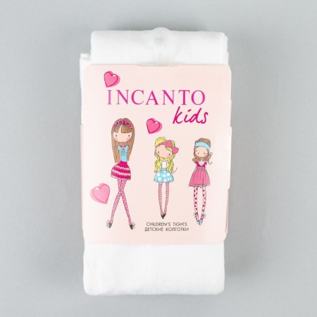 Pantyhose children, white color (Bianco), height 128-134 cm-10