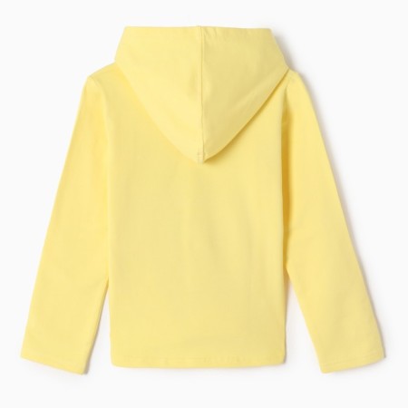 Sweatshirt for girls, yellow color, height 98 cm-3