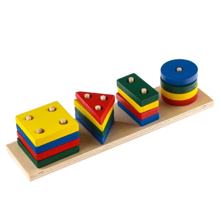 Pyramid logical "figures", glossy color-1