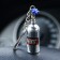 Cartage keychain, nitrogen oxide, metal, chrome