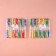 Tapirers with a cap, 8.5 cm, 10 pcs, color colorful color