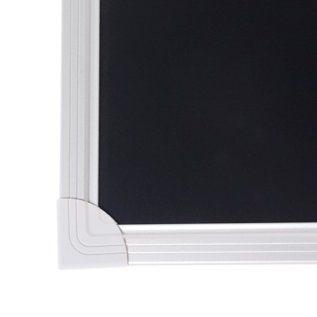 Magnetic-meat board, 60x90 cm, black, calligrata standard, in an aluminum frame, with a shelf-2