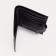 Male purse on the button, black color