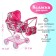 Stroller for dolls, universal, with a basket, with a bag