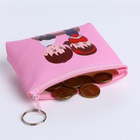 Monetnik's wallet with a zipper, color mix-4