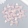 Decor for creativity Plastic "Bow pale pink" glows in the dark 0.8x2.4x3.4 cm