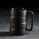 Ceramic “Tires” mug, 460 ml, black color