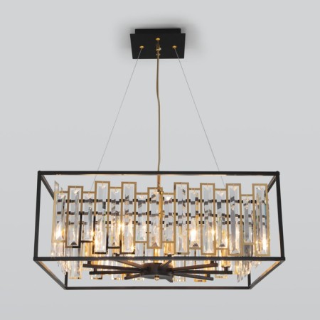 Suspended Bogate’s Cella 377/9, E14, 9x60W, 650x650x950 mm, gold, black-3