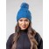 Female ISee hat, size 52-56, blue color