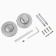 Plumbing wrap to the gait gag 1800BK WC PSN, color pearl nickel