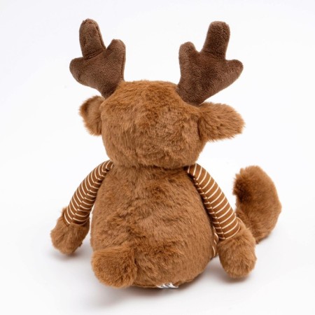 Soft toy "Deer", 18 cm, brown color-3