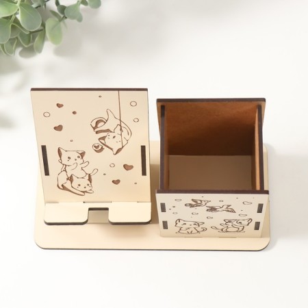 Table Organizer "Cats" 18x12.5x9 cm (set of 9 parts)-4