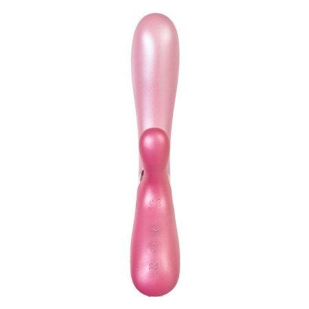 Satiffyer Hot Lover vibrator with clitoral stimulant, pink color-1
