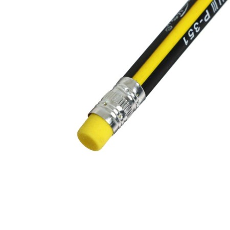 Pencil Chernographic hardness of HB with an eraser, the body is triangular, sharpened, mix-8