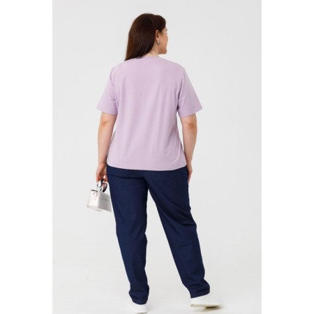 Female T -shirt, size 54, lilac color-3