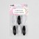 Safe pins, 40 mm, 6 pcs, black/white color