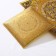 Table set, 7 items: 30 × 30 cm - 1 pc, 18 × 18 cm - 6 pcs, gold color with black