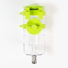 External drinker for a cage, 500 ml, green