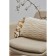 Clouds Clouds Ethnic pillow, size 35x60 cm, mustard color