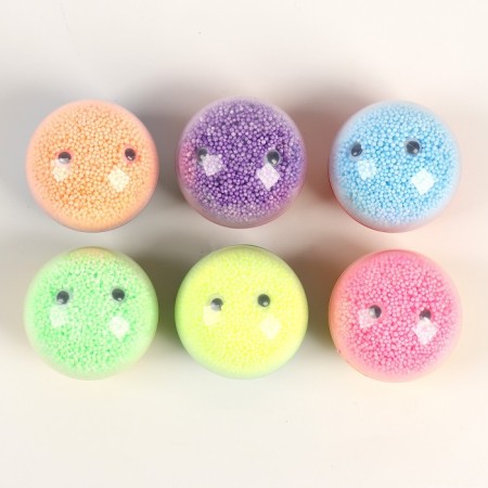 Ball plasticine 6 colors, in capsules, 50 ml
