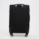 Small suitcase 24 "on lightning, code castle, with extension, black color
