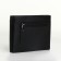 Male purse for magnet, clip for bills, separation for SIM cards, black color