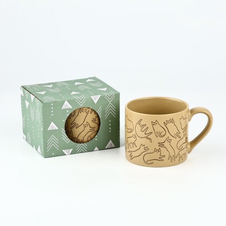 Ceramic "Kitty" mug, 320 ml-5