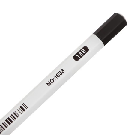 Coal black pencil 18v, light-gray body-2