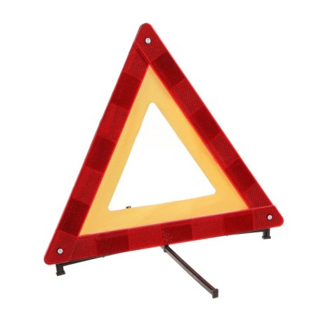 Emergency stop sign, medium, with oracal