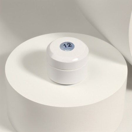 Heling gel, with sparkles, 3 phase, 8 ml, LED/UV, copper-3
