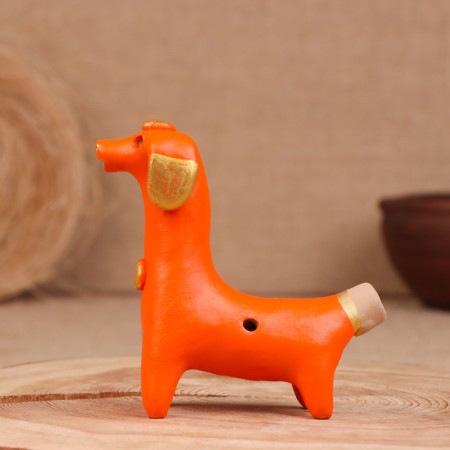 Абашевская игрушка "Собачка", 11х5х12 см, Кукушкин И.И.-1
