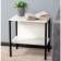 TOME TOKYO, 450 × 300 × 470 mm, chipboard / metal, white embossing color / black