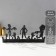 Summary Metal for 5 candles "Halloween. The rebels" black 17.8x29.5x6 cm