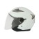 The helmet open with two visors, size XXL (61), model - BLD -708E, white glossy