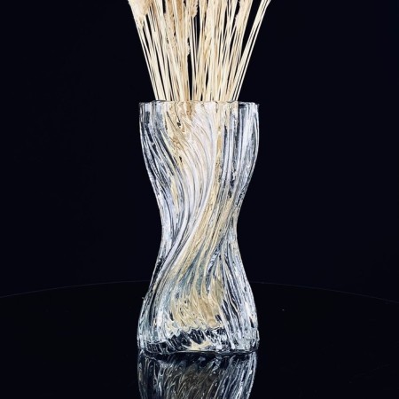 Decorative vase for Lenardi flowers, glass, 26 cm
