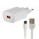 The BYZ U40, 1 USB, 18 W, 5 A, USB cable - Type -C, 1 m, pd, white