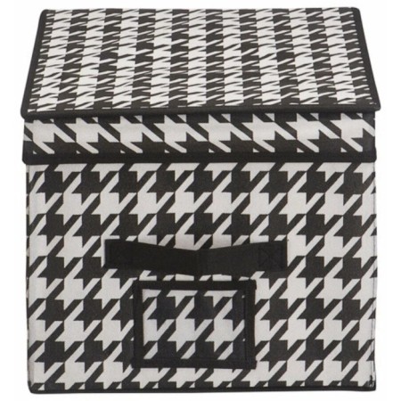 Storage box "Petit", 40x30x25 cm, black and white-1