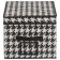 Storage box "Petit", 40x30x25 cm, black and white