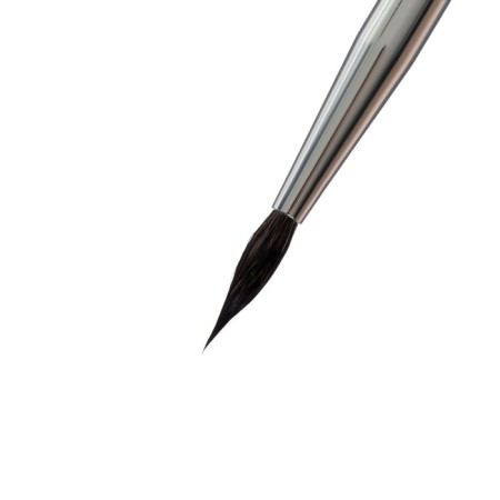 Squirrel brush mix mixed, haana draw No. 3 (hair length 15 mm), short handle matte-2