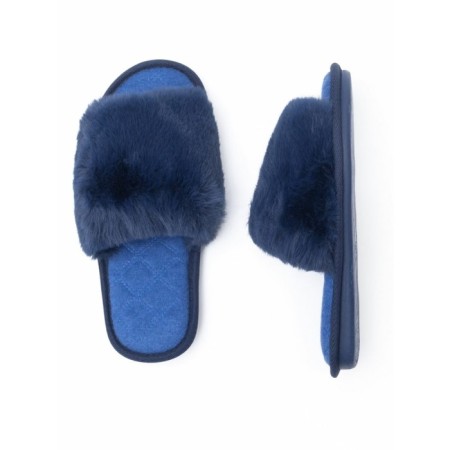 Bunny slippers, size 40-41, blue color-5