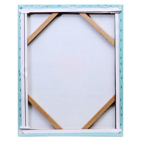Picture on the canvas "Rules of the House" on Blue 40x50 cm-2