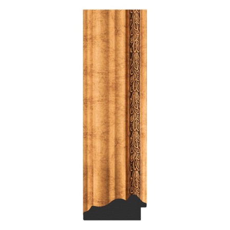 Mirror in the baguette frame, Roman gold 88 mm, 66.6x66.6 cm-2