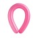 Ball for Twisting latex 350 ", Makarun, set 10 pcs, color rose