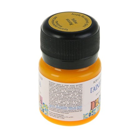 Glass paint stained glass ZHK Decola, 20 ml, yellow, 4226211-1